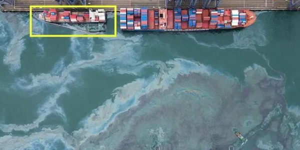 香港葵涌集裝箱碼頭一艘集裝箱船加油期間發(fā)生泄漏！