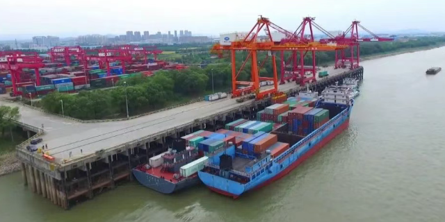 “贛滬通”鄱陽至九江到上海集裝箱航線啟航